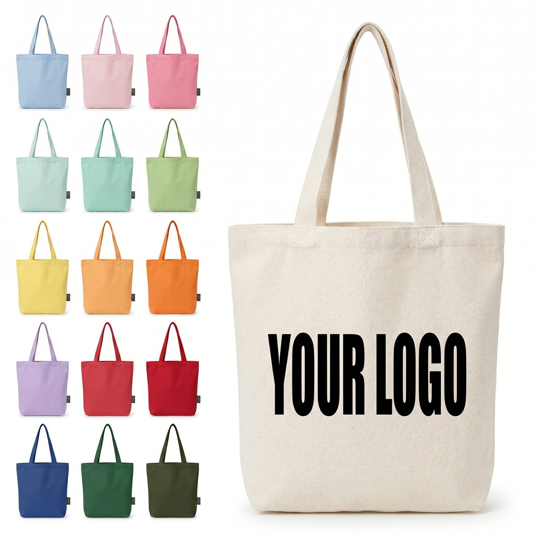 Ring-Spun Soft Cotton Branded T-Shirt - Custom Color